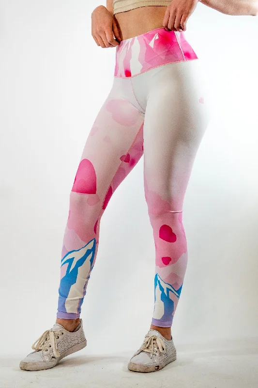 Best Performance Yoga Pants -Mountain Limited Edition Lots of Love Yoga Pants