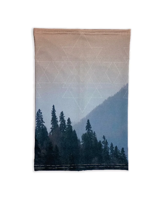 Yoga Pants for Gym Workouts -Mountain Twilight Neck Gaiter *FINAL SALE*