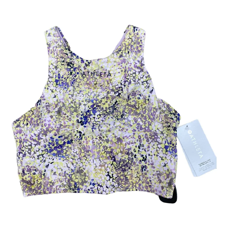 Comfortable Yoga Tops for Summer -Multi-colored Athletic Tank Top Athleta, Size M