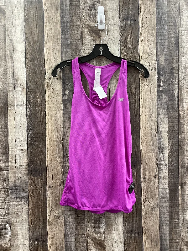 Yoga Tops for Flexibility and Endurance Training -Multi-colored Athletic Tank Top New Balance, Size S