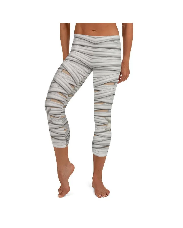 Stretchable Yoga Pants for All Practices -Mummy Legs Capris