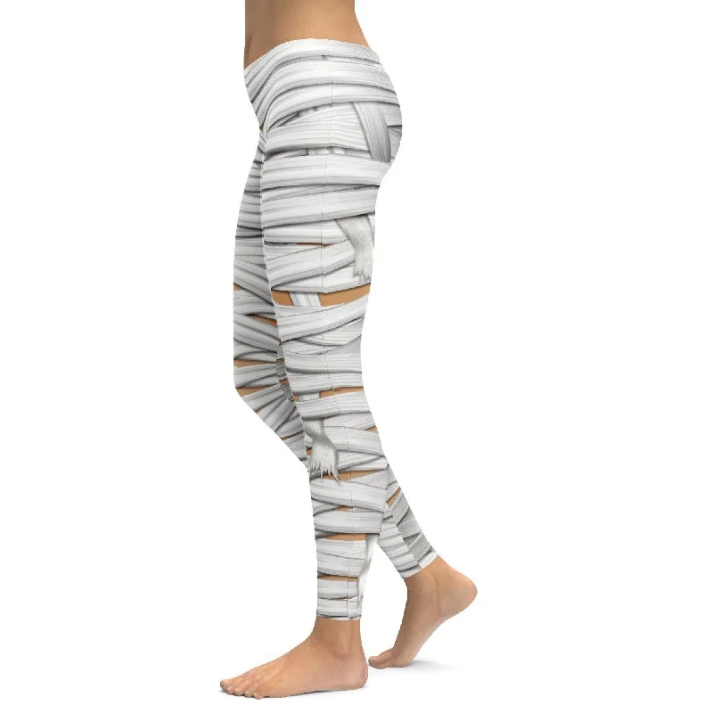 Breathable Yoga Pants for Workouts -Mummy Legs Leggings
