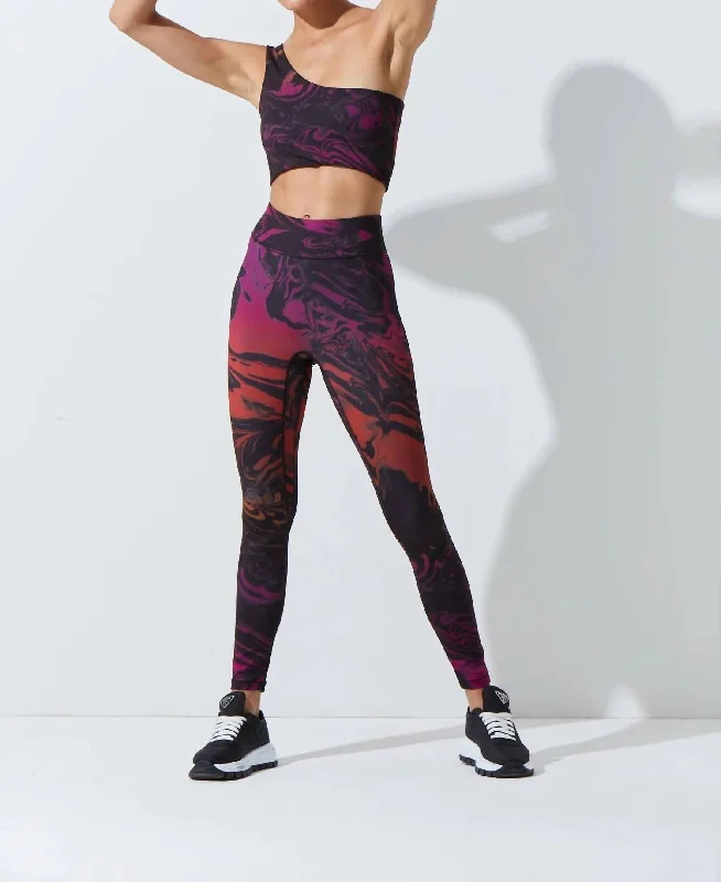 Yoga Shorts for Smooth Movement -Mvp Legging In Multi