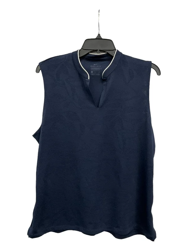Yoga Tops for Women -Navy Athletic Tank Top Nike Apparel, Size Xl