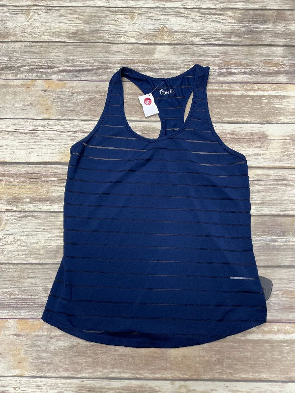 Yoga Tops for Performance and Comfort -Navy Athletic Tank Top Zyia, Size L