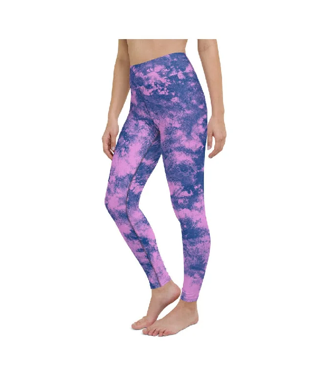 Yoga Pants for Relaxing and Posing -Navy Glaze Yoga Pants