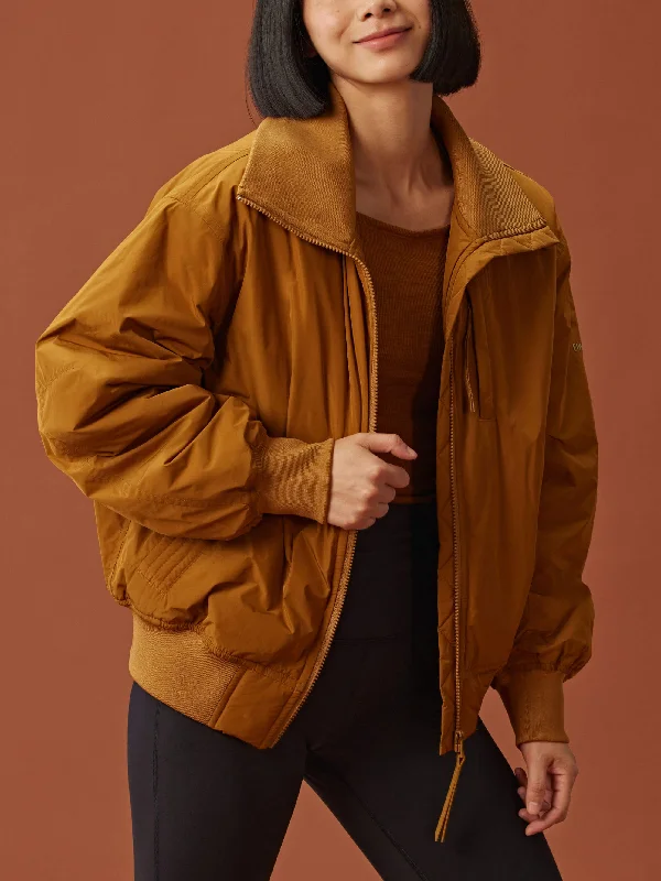 Seamless Yoga Tops for Comfort and Flexibility -NEIWAI ACTIVE X NYCB Bomber Jacket
