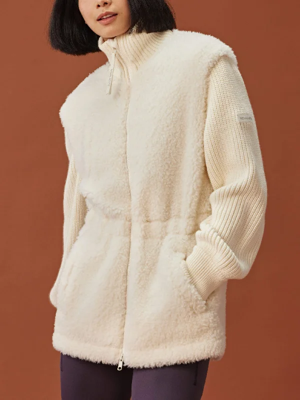 Yoga Tops for Light Yoga Practice -NEIWAI ACTIVE X NYCB Wool Fleece Coat