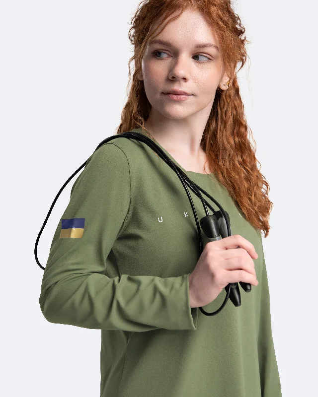 Women's Yoga Tops for Low-Impact Exercises -Long Sleeve | Creating Power Within