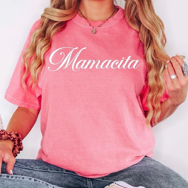 Yoga Tops for Yoga and Exercise Classes -New Mamacita • Garment Dyed Tee