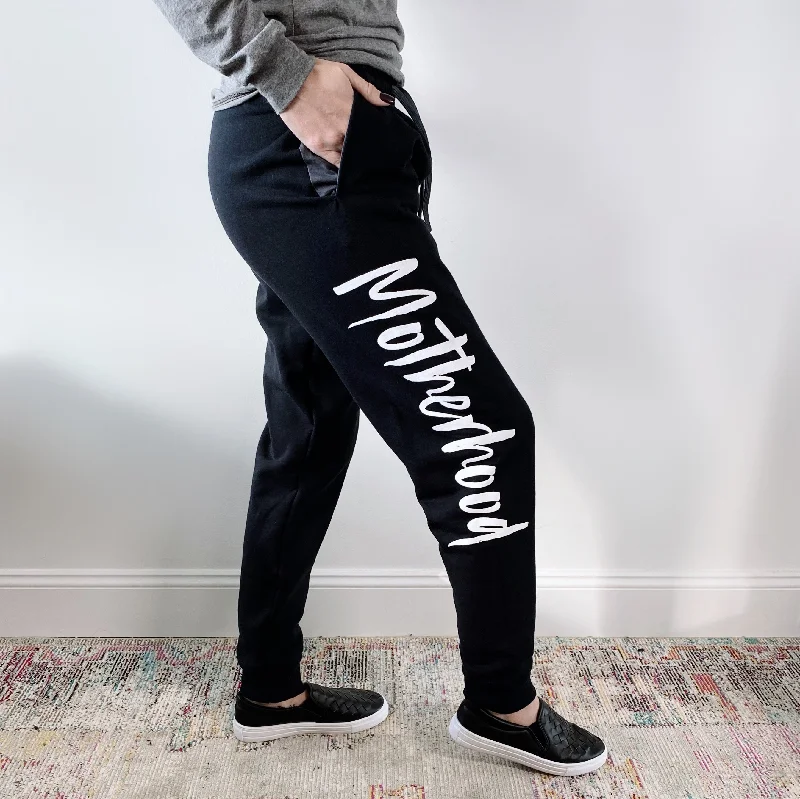 Comfortable Yoga Pants for Full Stretch -Motherhood Jogger • Black