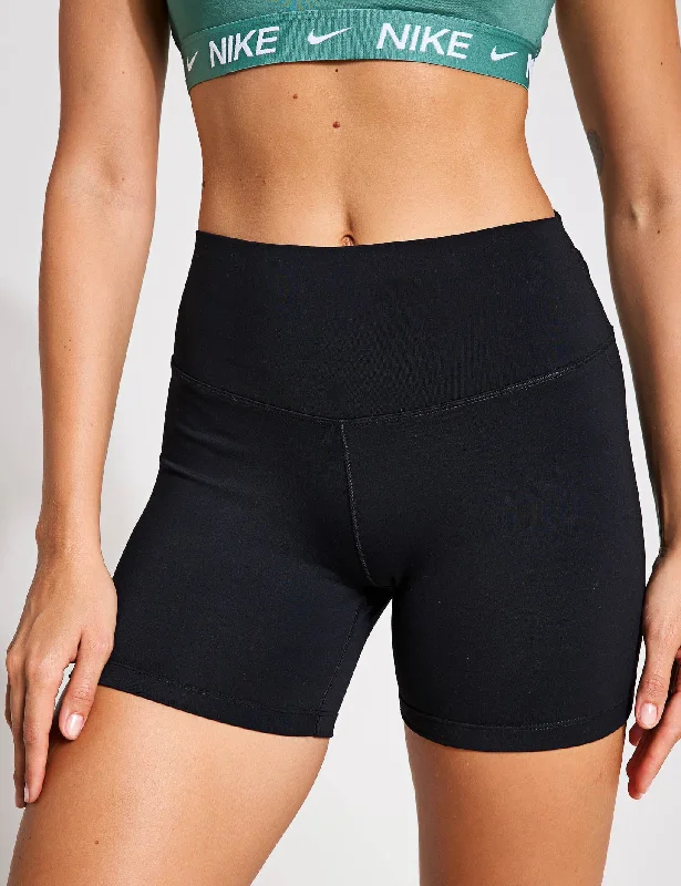 Yoga Shorts for Optimal Performance -One High Waisted 5" Biker Shorts - Black