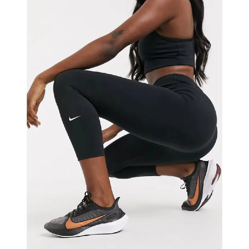 Soft Yoga Shorts for Active Women -Nike One Mid-Rise Crop Training Tights Black BV0001-010 Women's Soft Yoga Shorts for Active Women -Nike One Mid-Rise Crop Training Tights Black BV0001-010 Women's