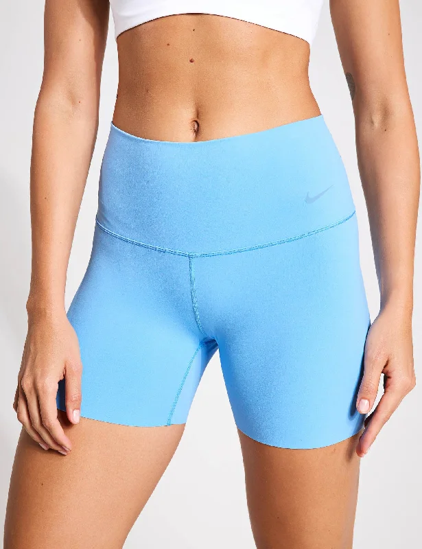 Yoga Shorts for Women’s Power Workouts -Zenvy High Waisted 5" Biker Shorts - University Blue Yoga Shorts for Women’s Power Workouts -Zenvy High Waisted 5" Biker Shorts - University Blue
