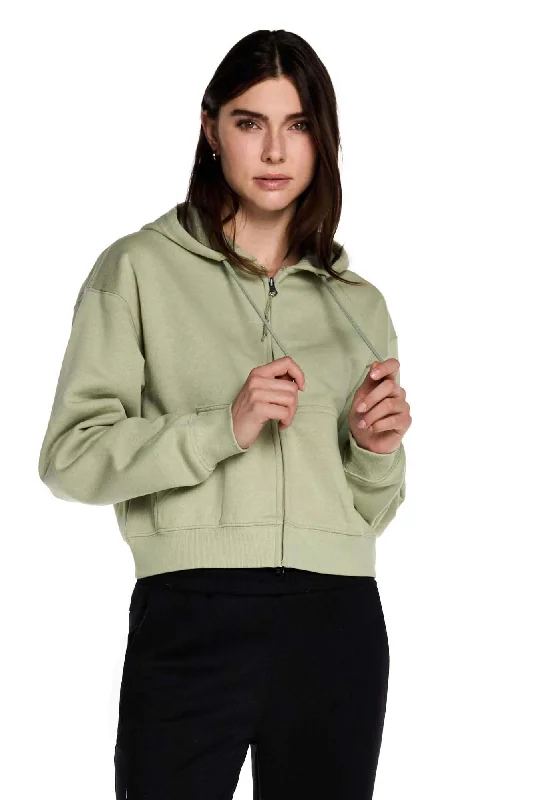 Stylish Yoga Tops for Training -Nina CozyFleece Zip Up Hoodie