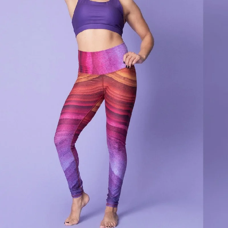 Yoga Pants for Sculpting -Agate Barefoot Leggings