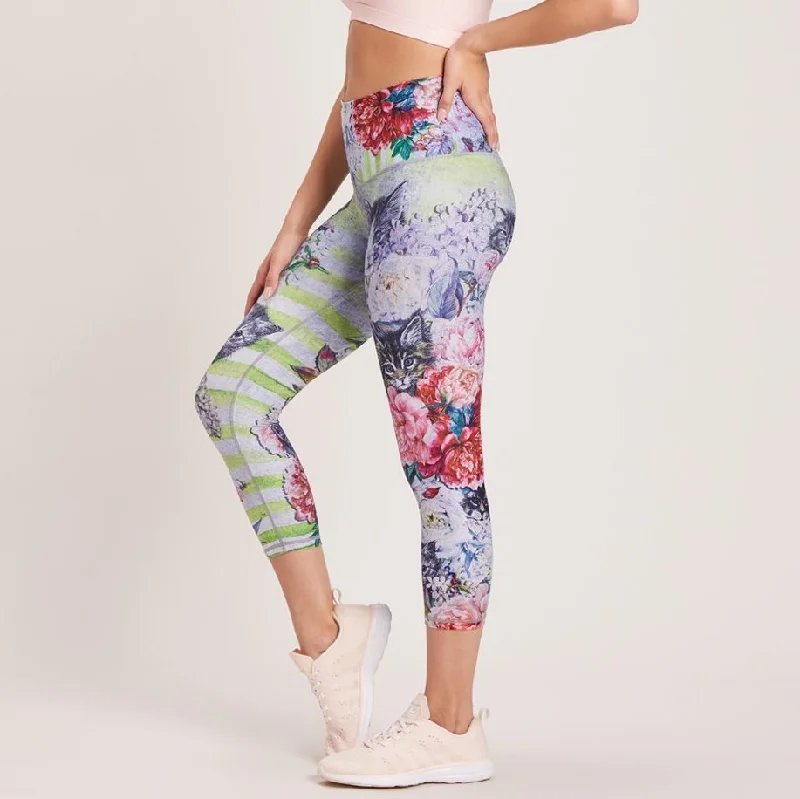 Lightweight Yoga Pants -Cat-Tastic 7/8 Beachcomber Legging