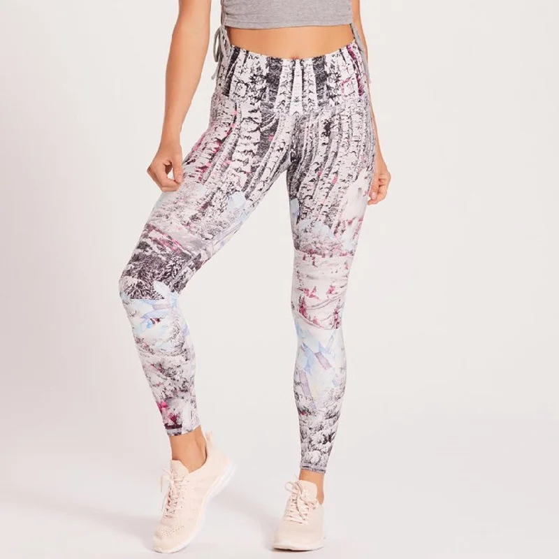 Yoga Pants for Outdoor Activities -Forbidden Forest Barefoot Leggings