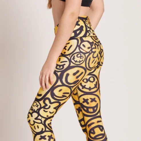 Yoga Pants for Long Workouts -Happy High Waisted Leggings