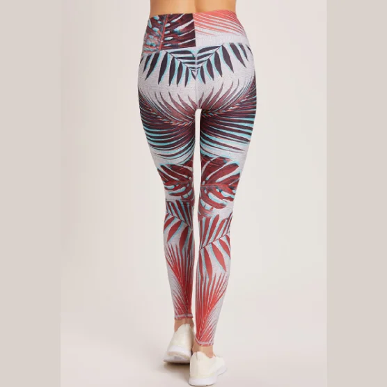 Yoga Pants for Athletic Women -Summer Daze Barefoot Leggings