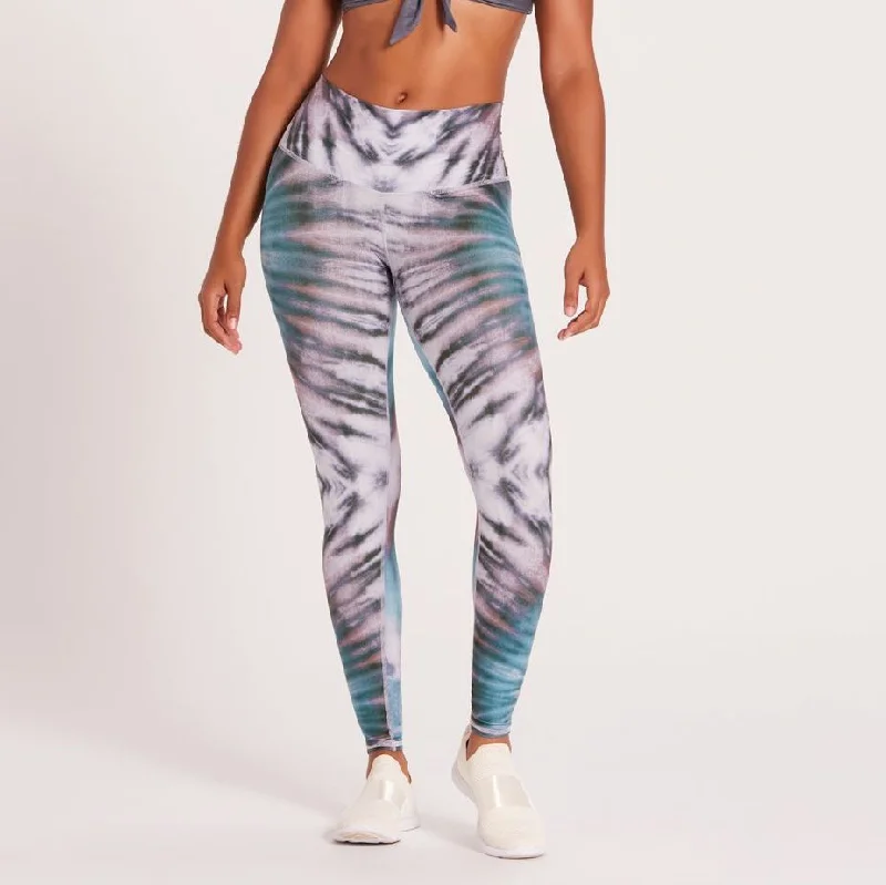 Workout Yoga Pants -Tie Dye Coastal Barefoot Leggings