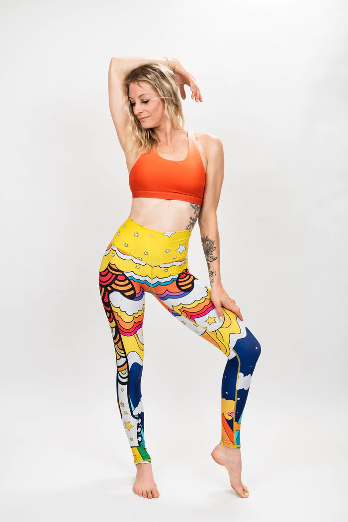 Affordable Yoga Pants for Comfort -NiyamaSOL The Dreamer Yoga Leggings