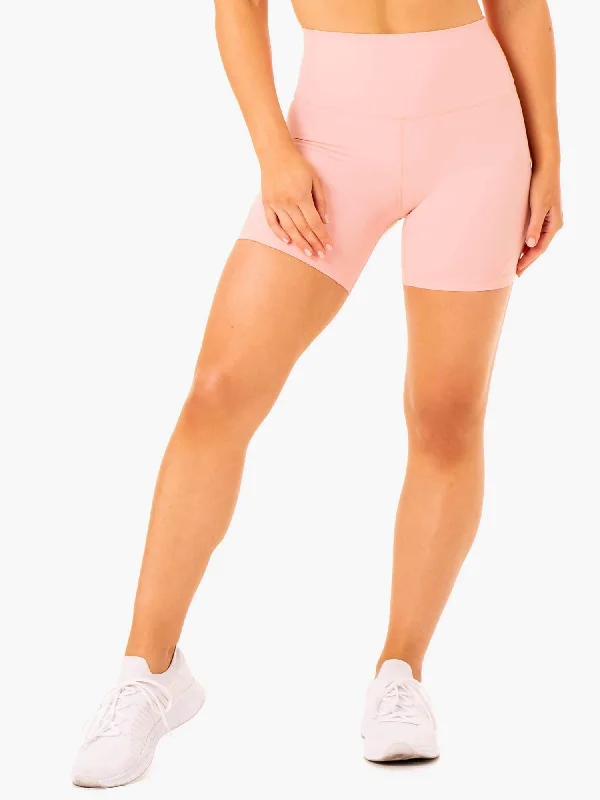 Yoga Shorts for Endurance and Flexibility -NKD Align Shorts - Pink