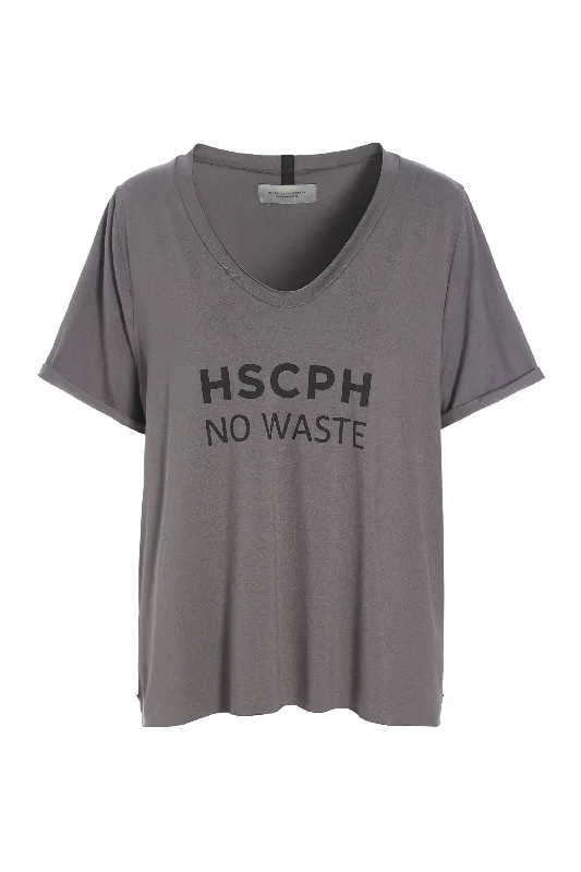 Women's Yoga Tops for Comfort and Flexibility -NO WASTE TEE - 96081 - MOLE
