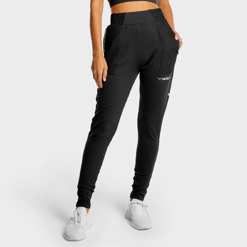 Stylish Yoga Pants for Performance and Comfort -Noor Track Pants - Onyx