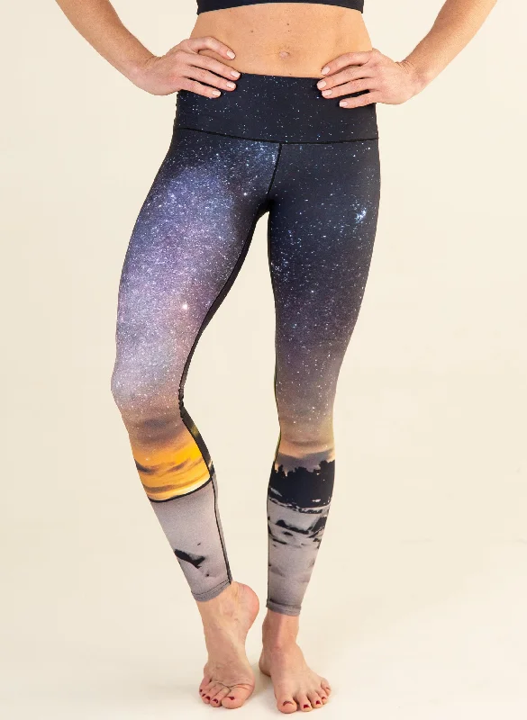 Soft Yoga Pants for Everyday -Northern Lights Yoga Pants