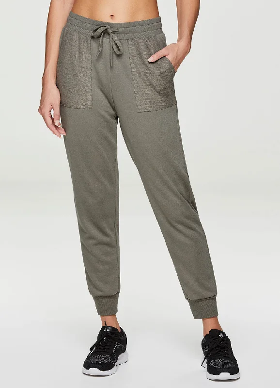 Yoga Pants for High-Performance Poses -Novelty French Terry Jogger