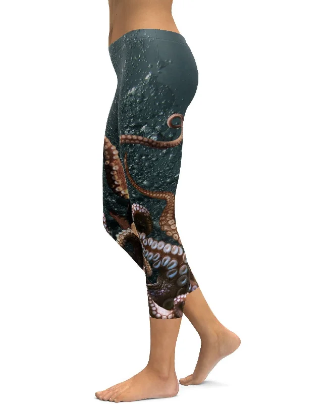 Best Yoga Pants for Stretching -Octopus Tentacles Capris