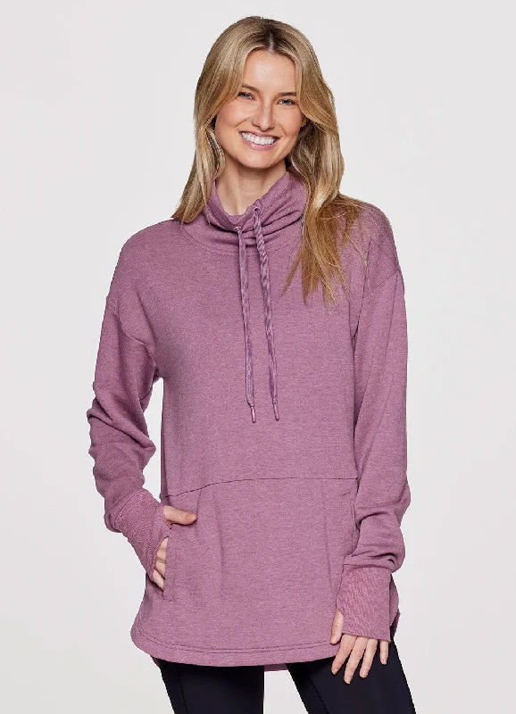 Yoga Tops for Seamless Movement -Olivia Fleece Tunic