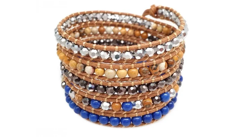 Soft Yoga Shorts for Enhanced Flexibility -Seed Bead Double Strand Tassel Necklace