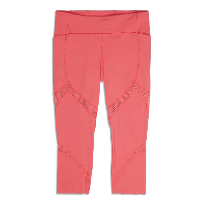 High-Waisted Compression Leggings for Yoga -On Pace Crop - Resale