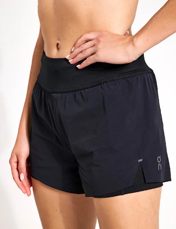 Yoga Shorts for Morning Yoga -Running Shorts - Black