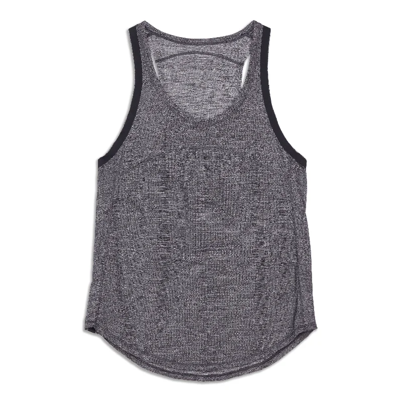 Yoga Tops with Stretchable Fabric for Movement -On Track Tank Top - Resale