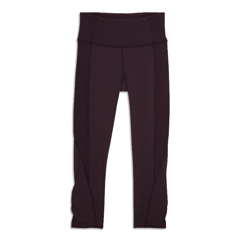 Compression Yoga Pants -On Your Mark Crop - Resale