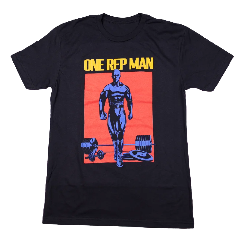 Soft Cotton Yoga Tops for Comfort -One Rep Man (PREMIUM OVERSIZED TEE)