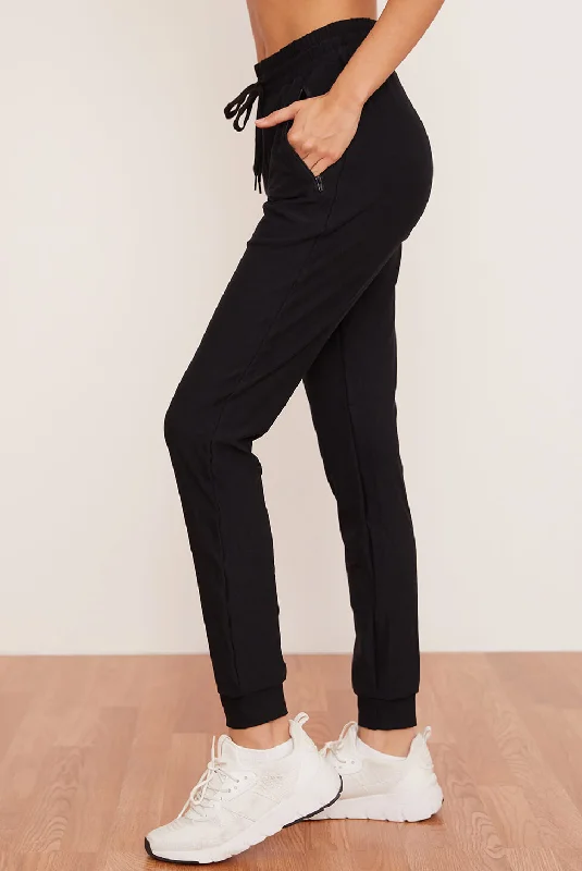 High-Waisted Yoga Pants for Better Posture -Onyx Jogger