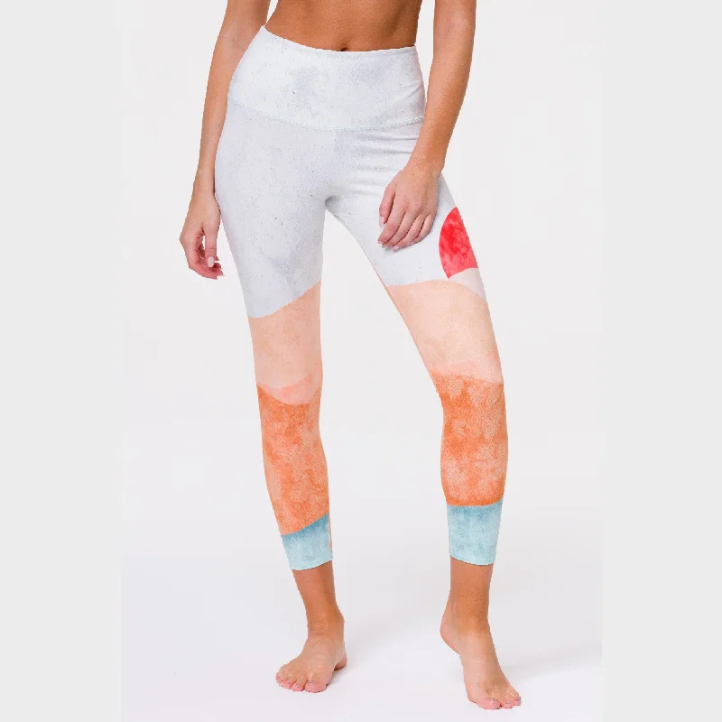 Breathable Leggings for Yoga -Sustainable Soul Graphic High Rise Midi Legging - Hero