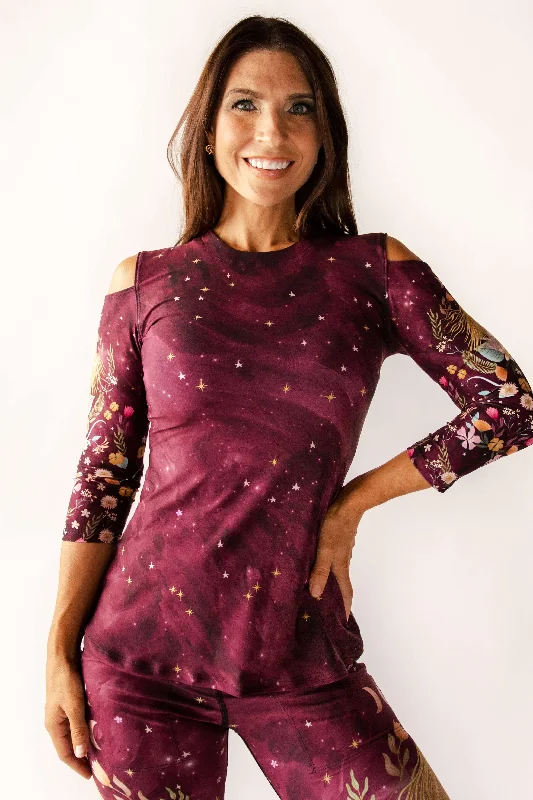 Yoga Tops for Yoga and Running -Open Shoulder Top - The Creator