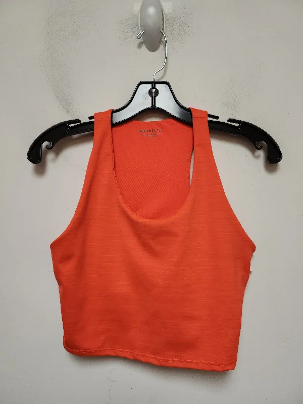 Yoga Tops for Full Range of Motion -Orange Athletic Tank Top Athleta, Size S