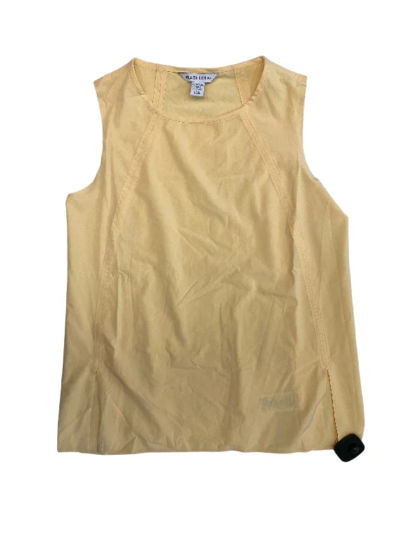 Loose Fit Yoga Tops for Comfort -Orange Athletic Tank Top Athleta, Size Xs