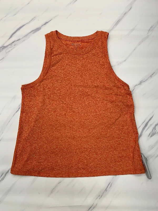 Yoga Tops for Supportive Fit -Orange Athletic Tank Top Athleta, Size Xs