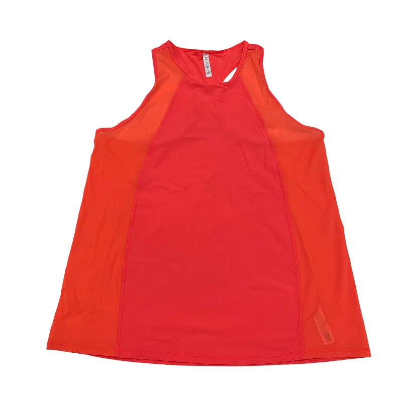 Women's Yoga Tops for Every Practice -ORANGE ATHLETIC TANK TOP by ATHLETA Size:M