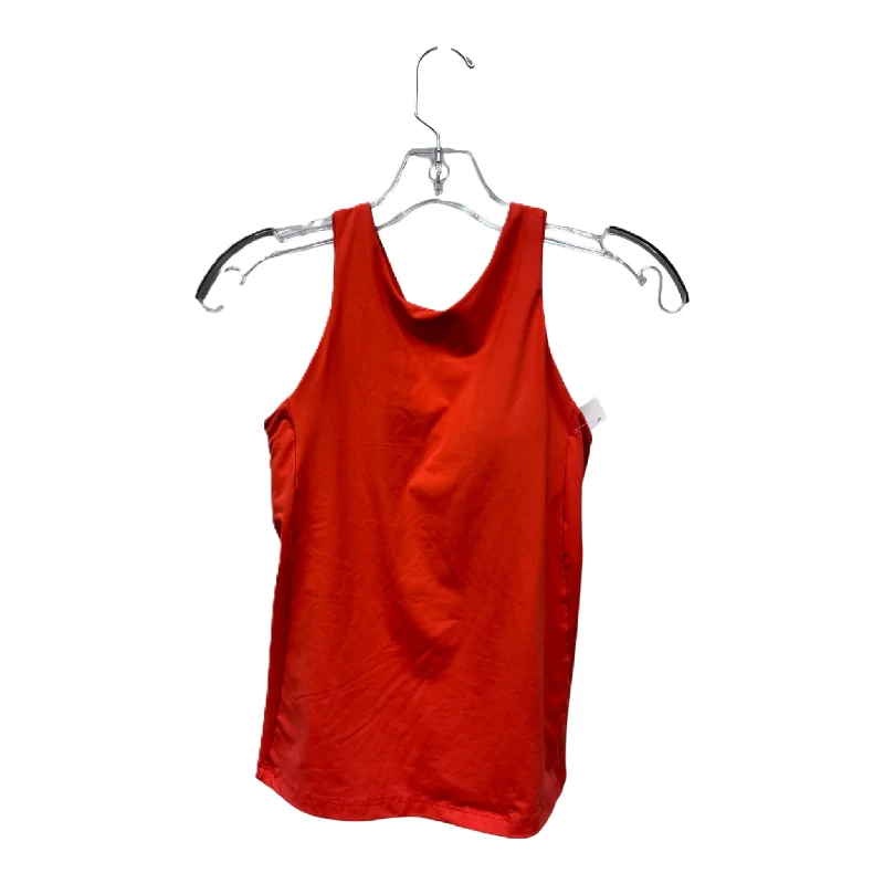 Breathable Yoga Tops for Comfortable Poses -Orange Athletic Tank Top By Athleta, Size: Xs