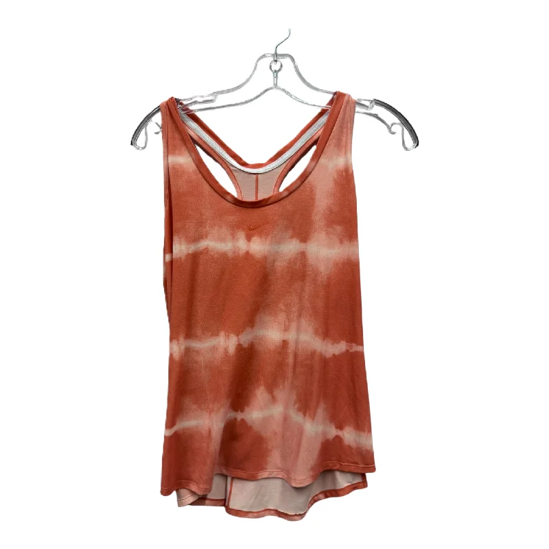 Yoga Tops for Women -Orange Athletic Tank Top By Nike Apparel, Size: L