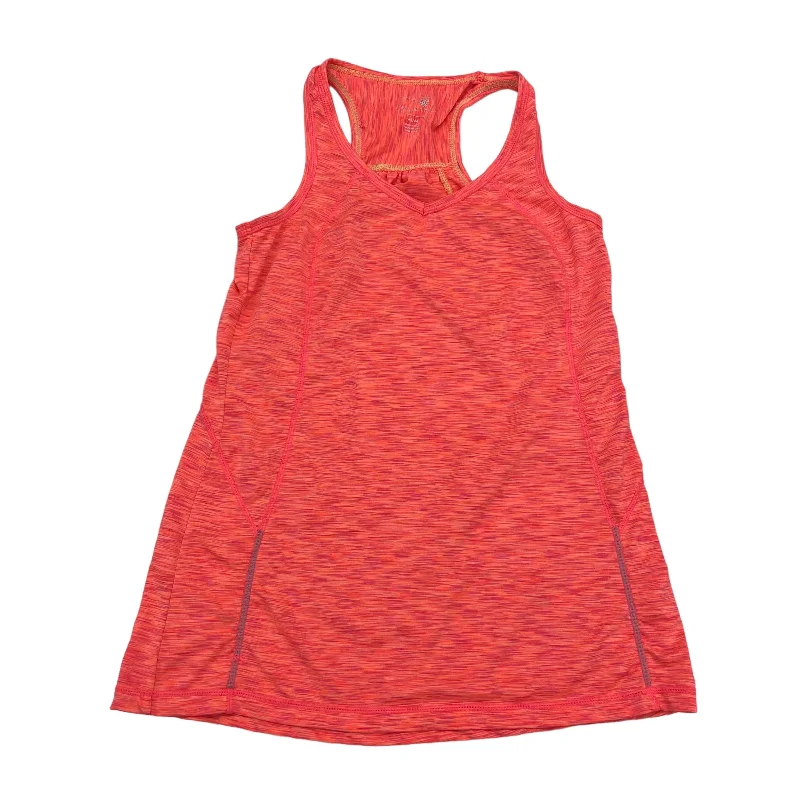 Soft and Stretchable Yoga Tops -ORANGE ATHLETIC TANK TOP by TANGERINE Size:M