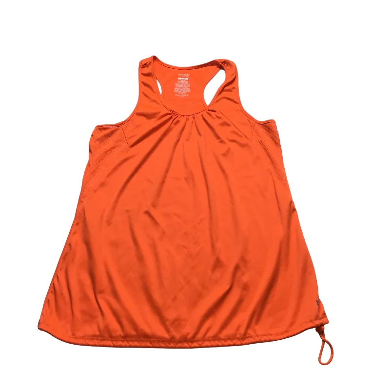 Active Yoga Tops for Intense Workouts -Orange Athletic Tank Top Danskin, Size M
